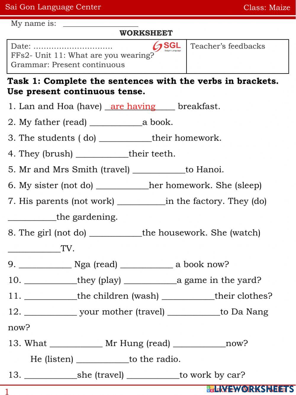 What are they doing?