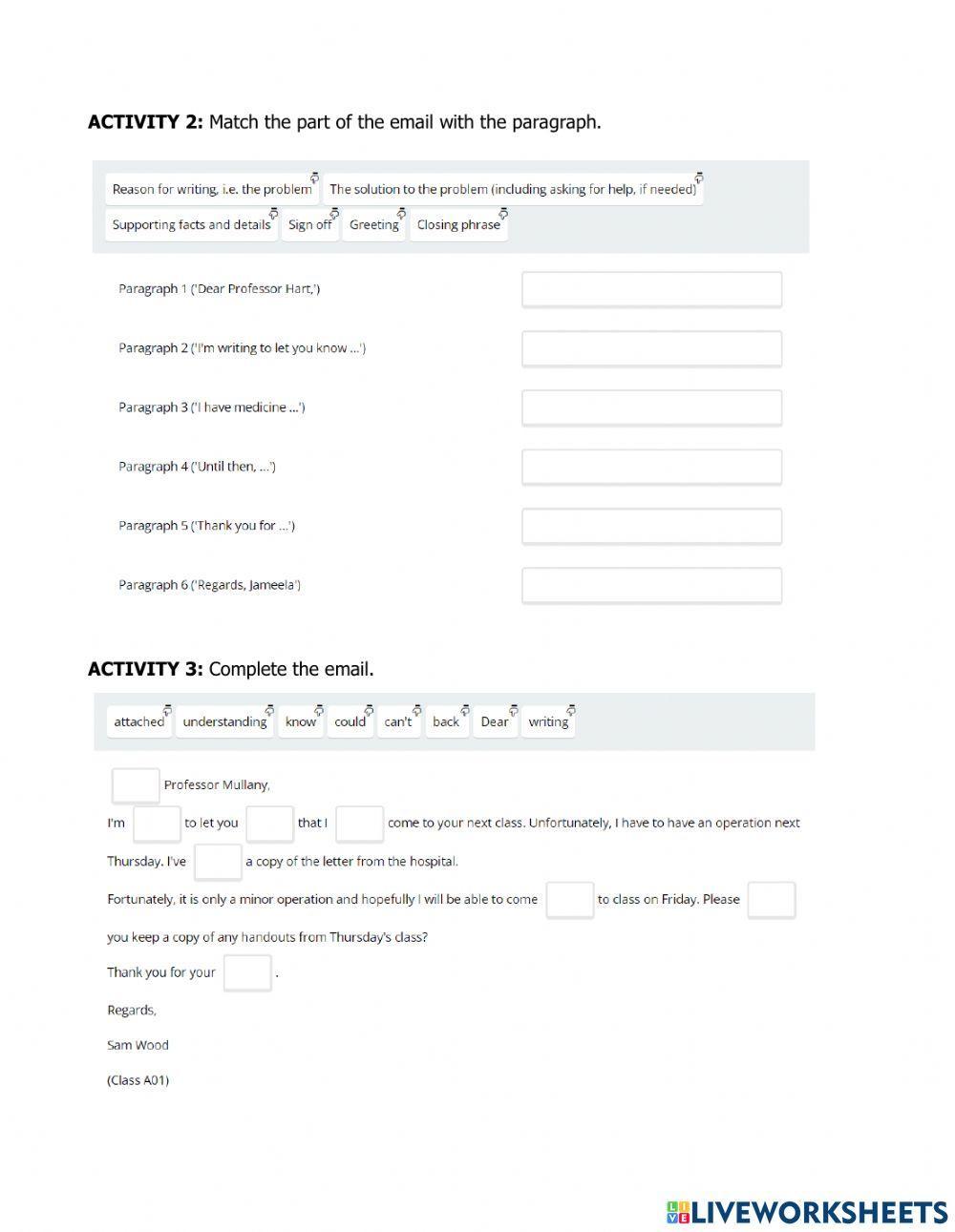 Reading comprehension