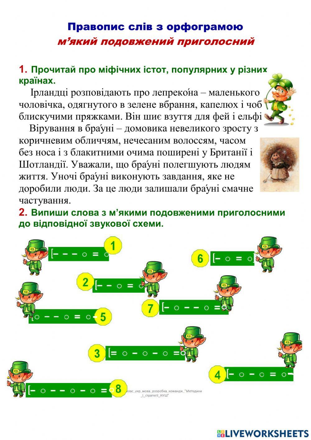 Правопис слів з орфограмою м'який подовжений приголосний