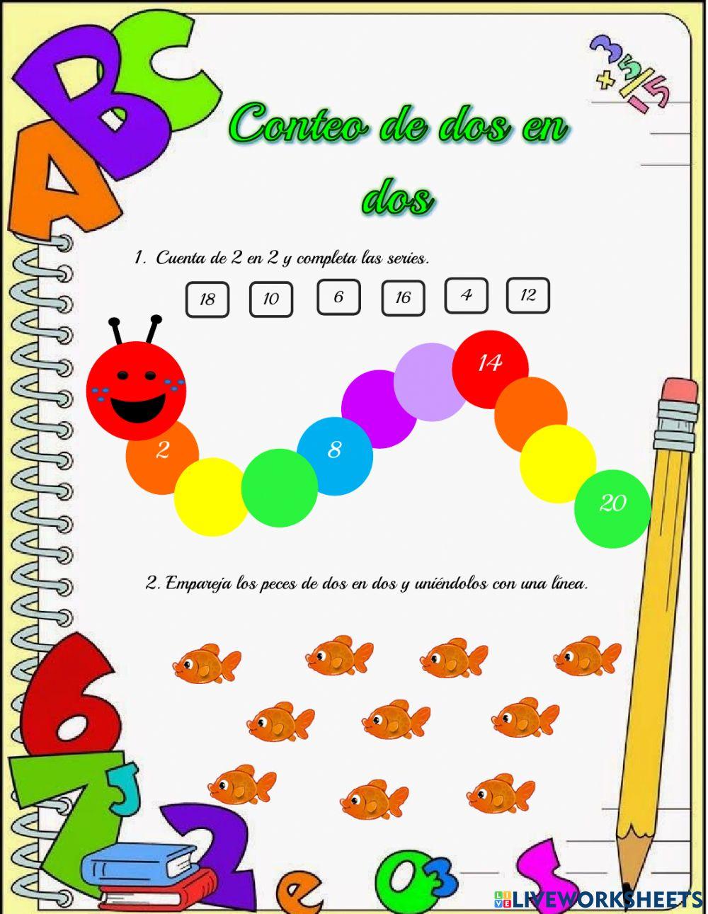 Conteo de dos en dos