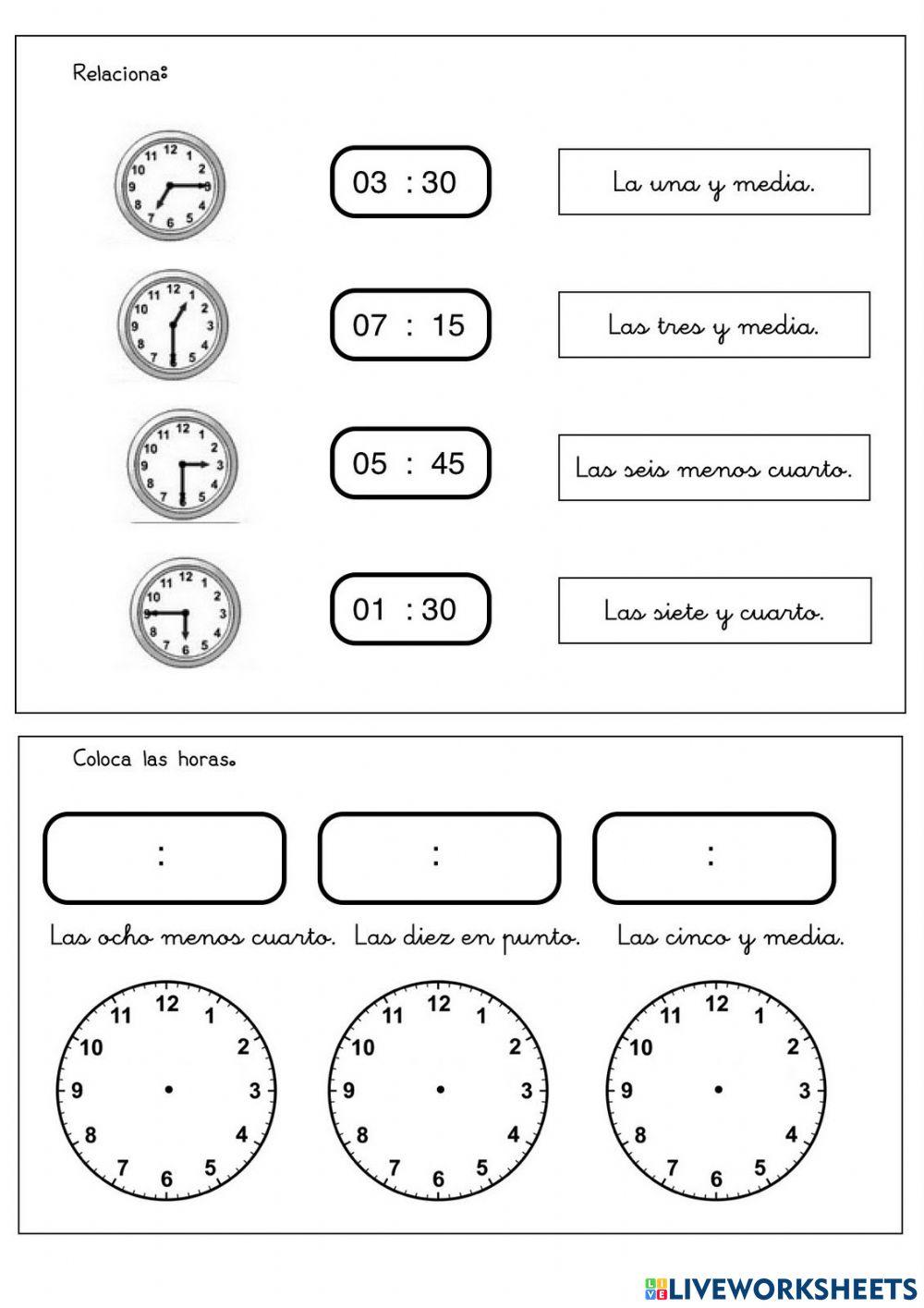 Las horas