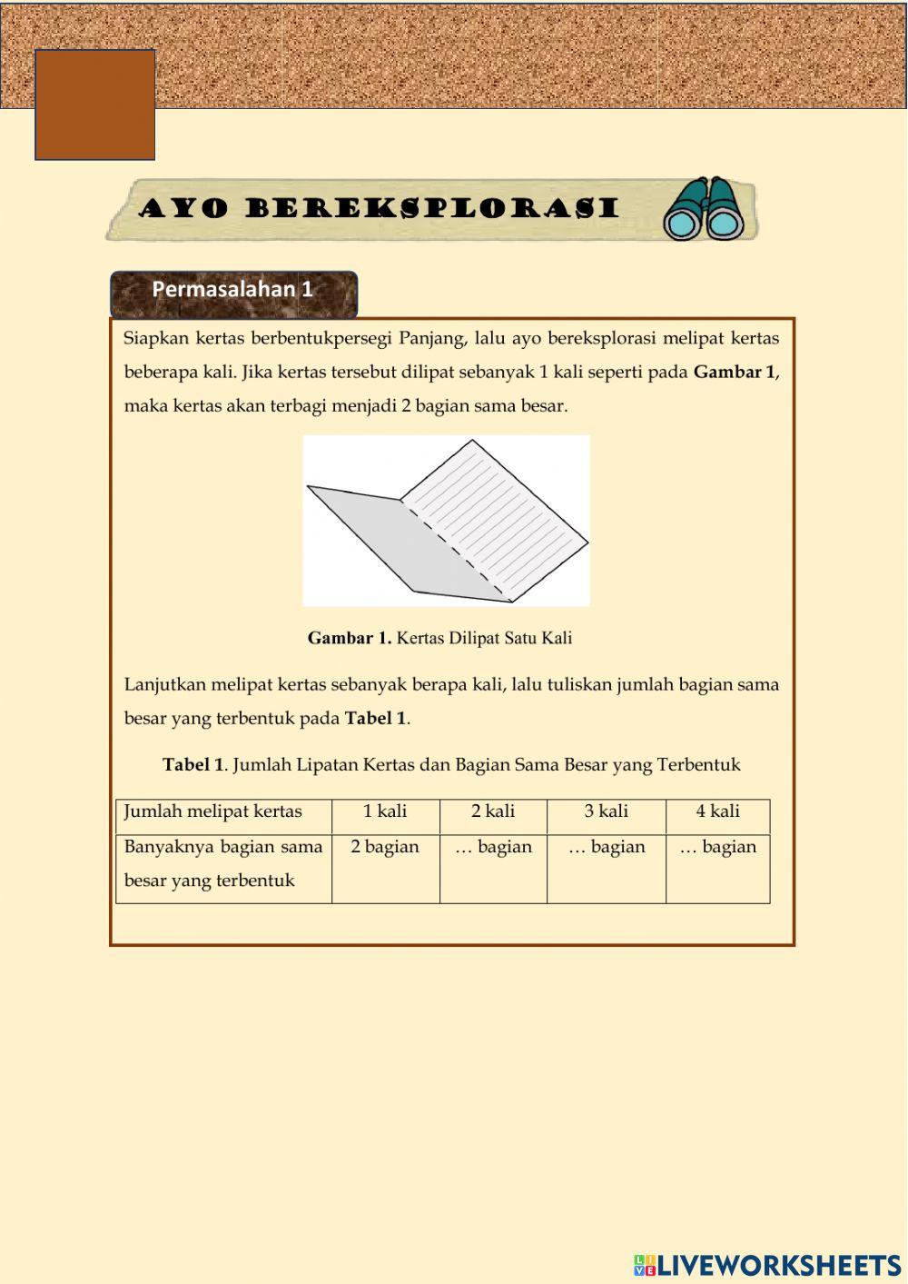 LKPD Barisan Geometri