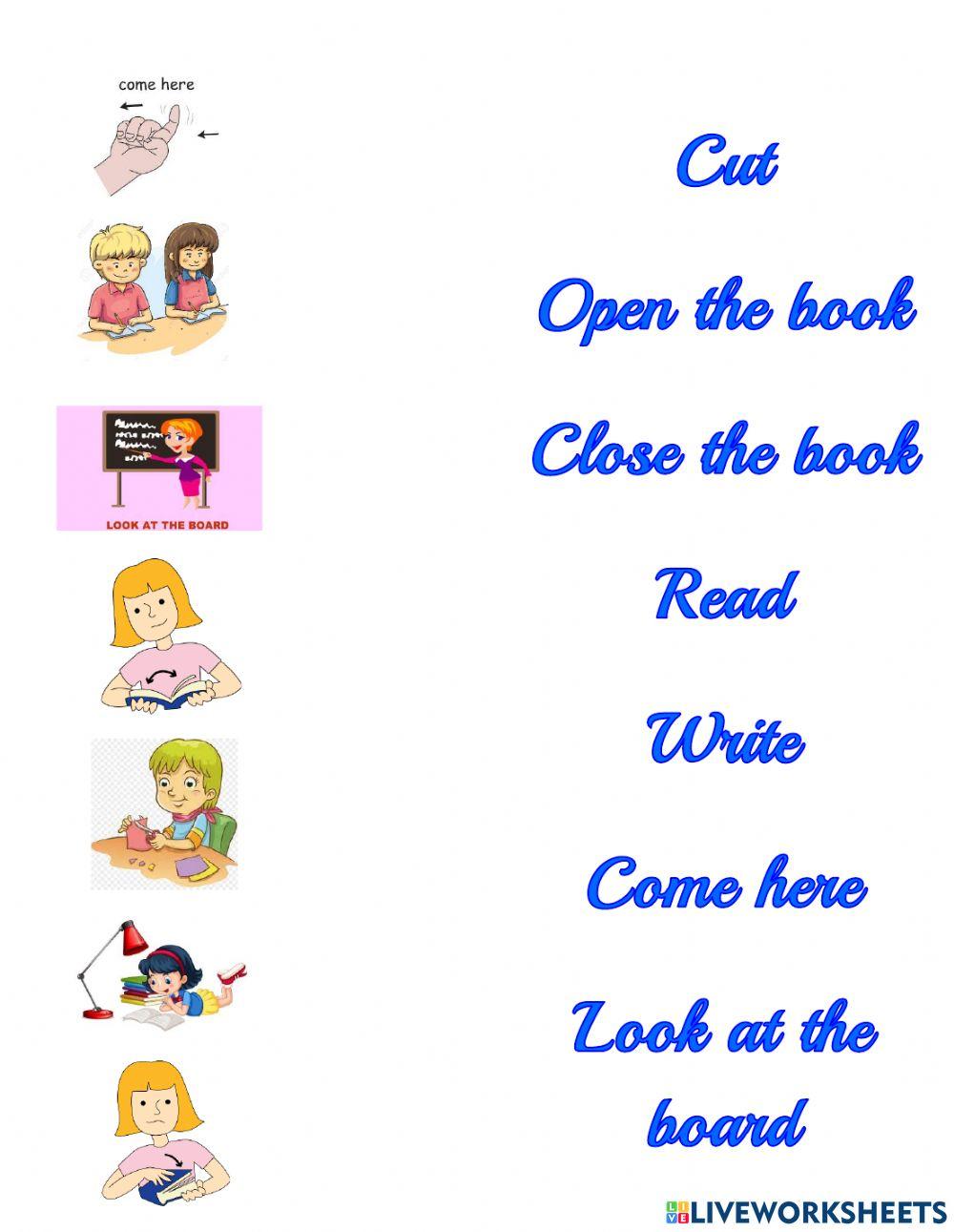 Actions and commands