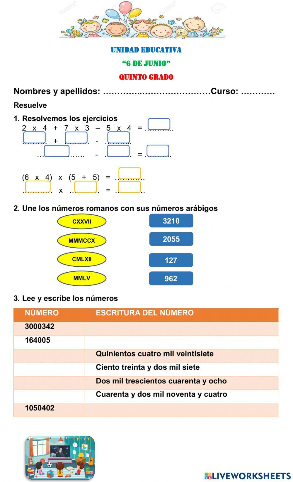 Matemática 5º Matemática 5º