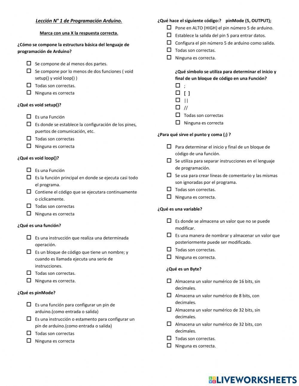 Examen 1 de programacion arduino
