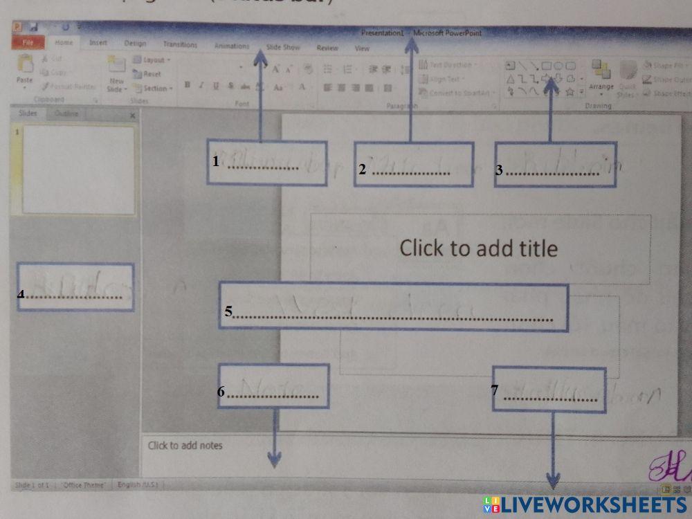 Giao diện Power Point 2007