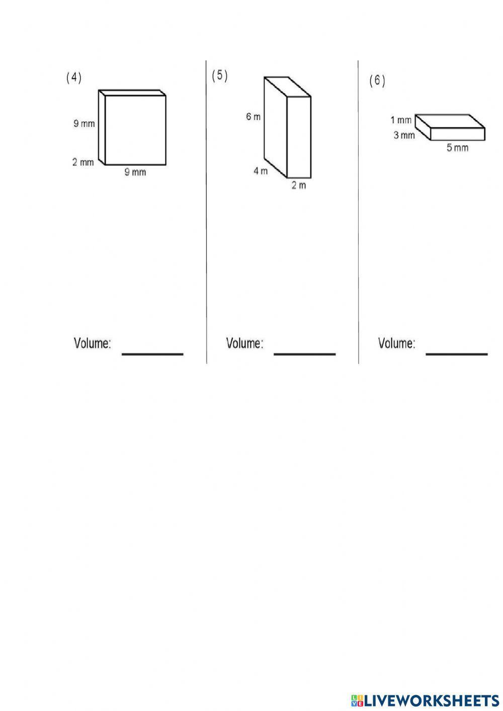 Concept-CW-G8-An Introduction to Volume of Cubes and Cuboids worksheet ...
