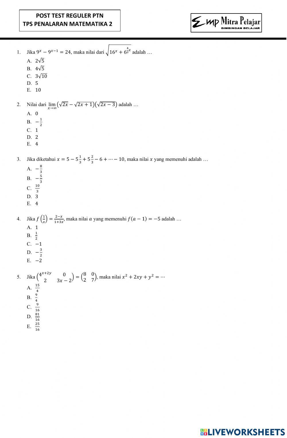 Penalaran Matematika