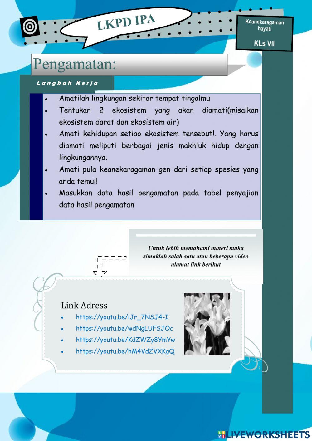 LKPD KOnservasi Biodiversitas