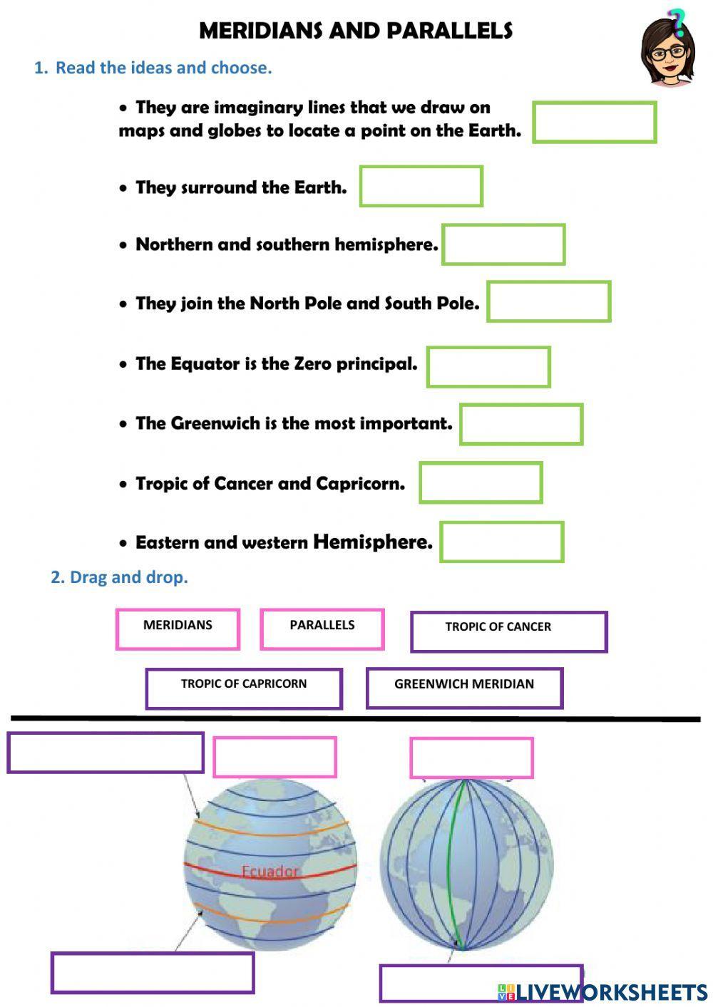 Meridians- parallels-both Meridians- parallels-both