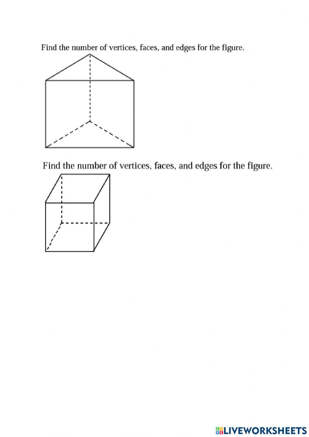 Application-WS-G8- Faces, Edges, Vertices, and Euler's Formula