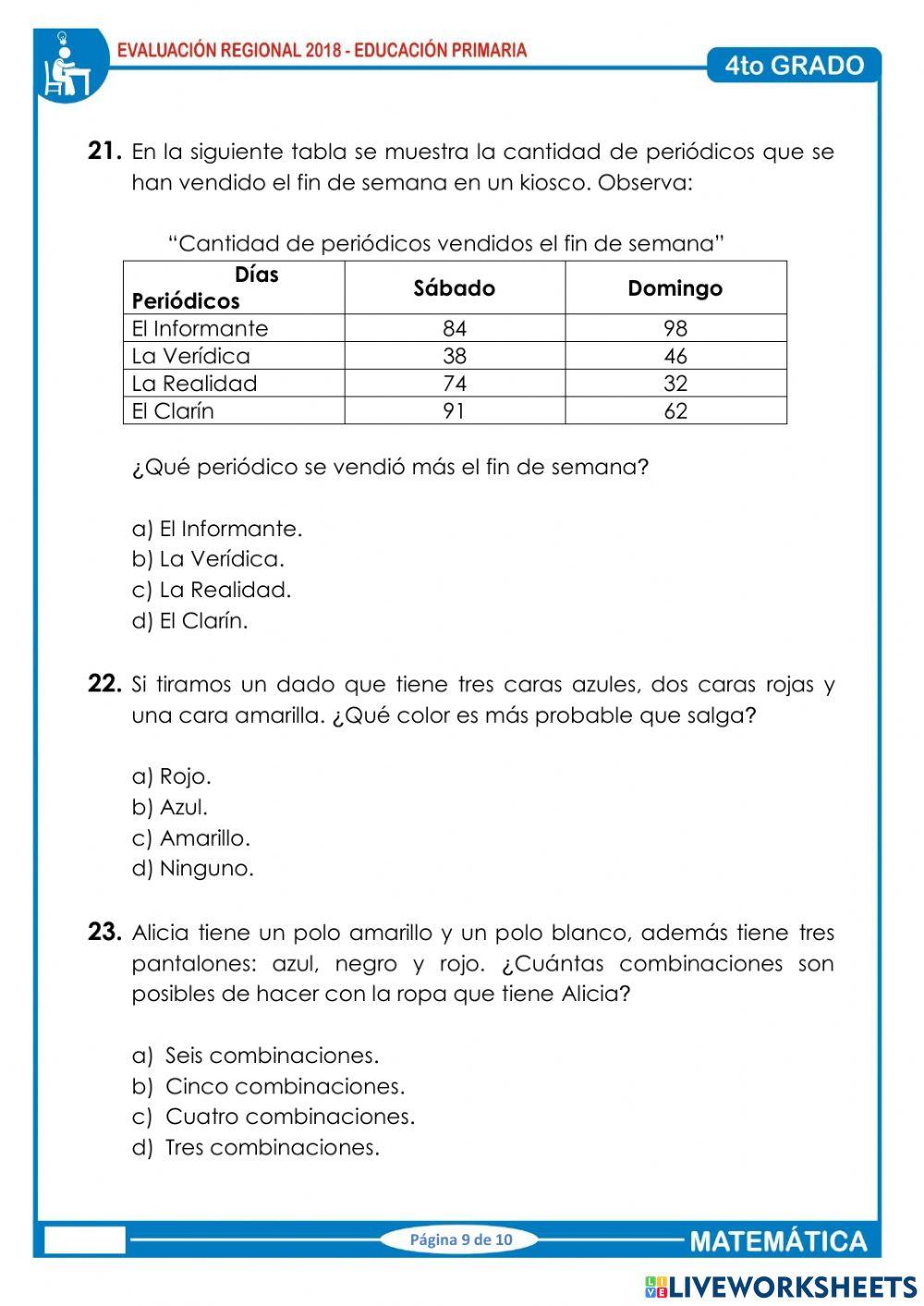 Segunda evaluacion