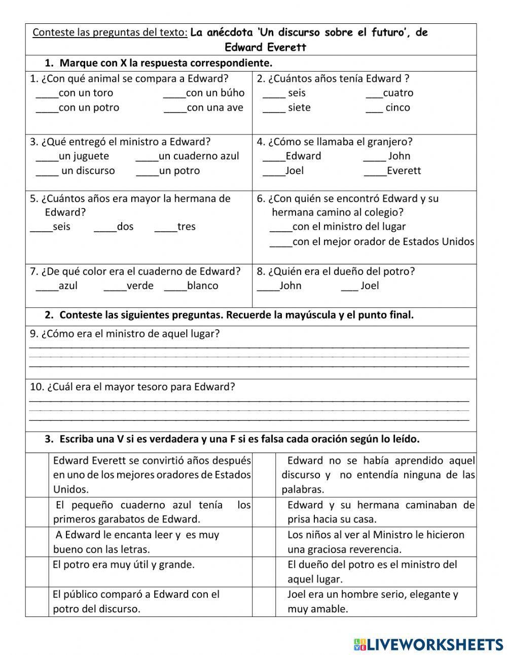 Comprensión Lectora