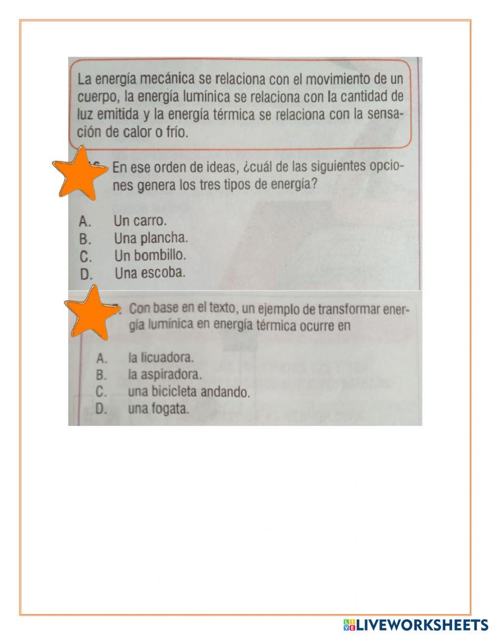 Icfes . ciencias 5°