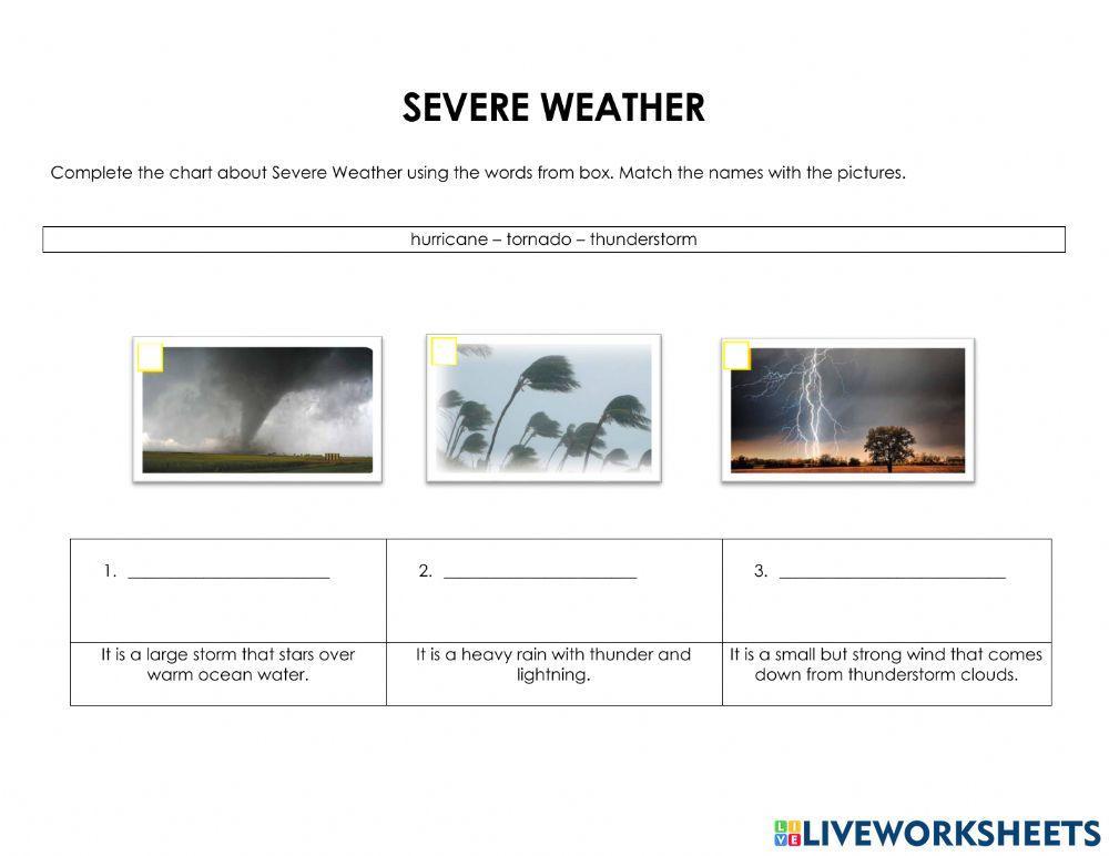 Severe Weather Severe Weather