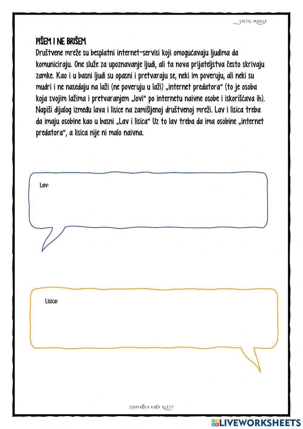 Lav i lisica na internetu