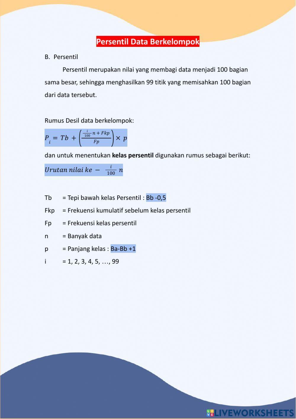 E-LKPD-Desil - Persentil
