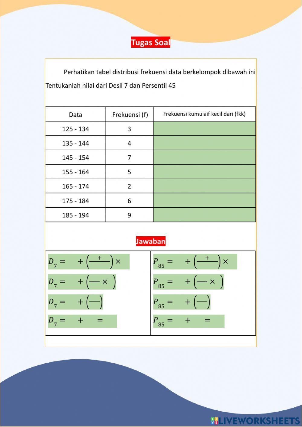 E-LKPD-Desil - Persentil