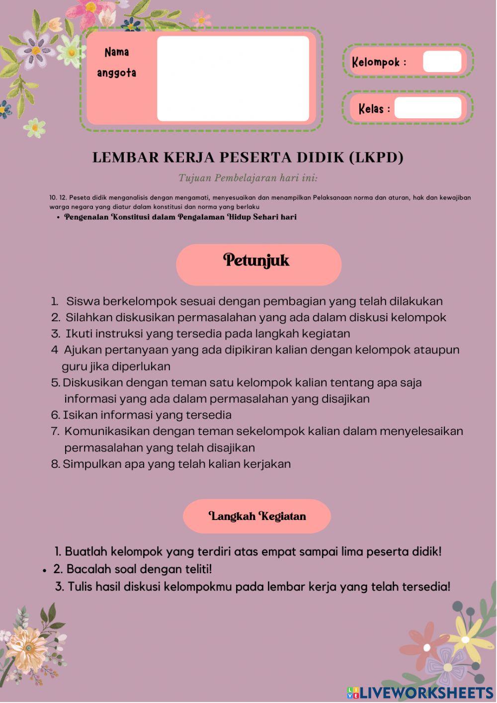 Lkpd diskusi kelompok 2 rencana aksi 1