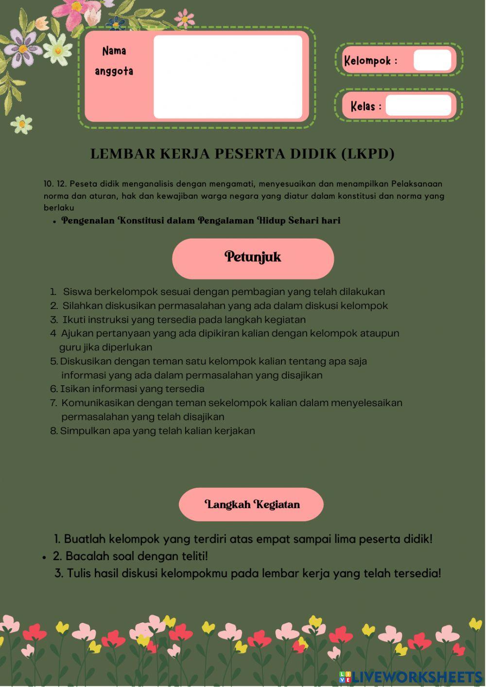 Lkpd diskusi kelompok 4 rencana aksi 1