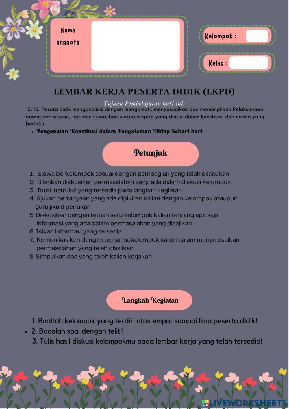 Lkpd diskusi kelompok 6 rencana aksi 1