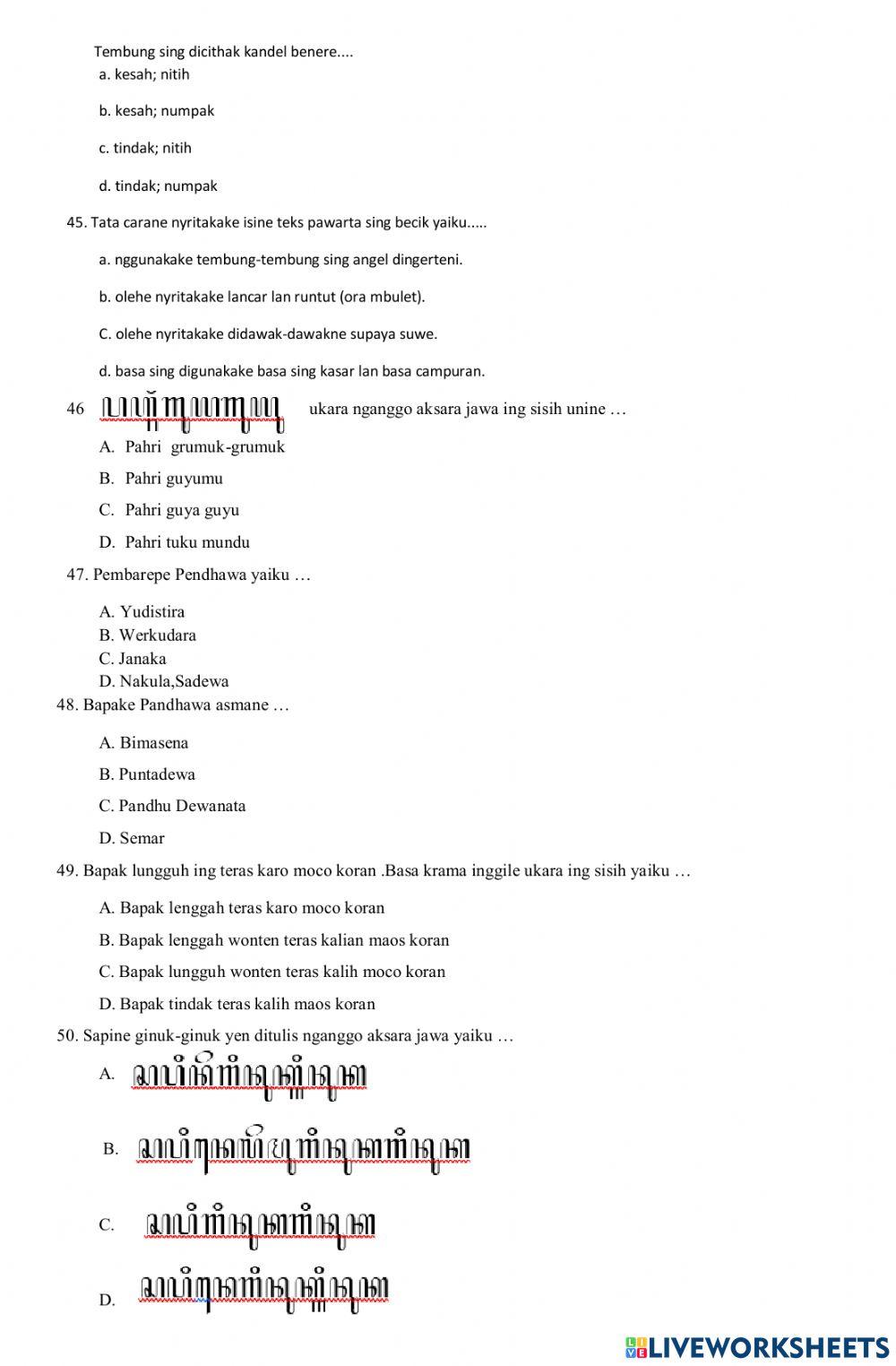 Pts 6 b jawa okto  2022