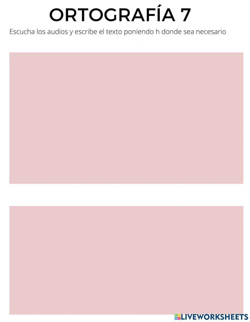 Ortografía H