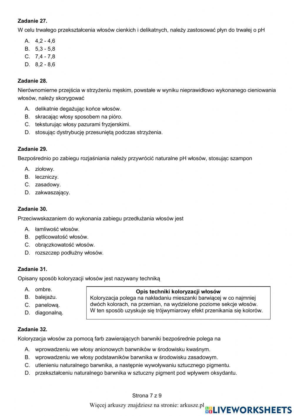 Fryzjer czerwiec 2019