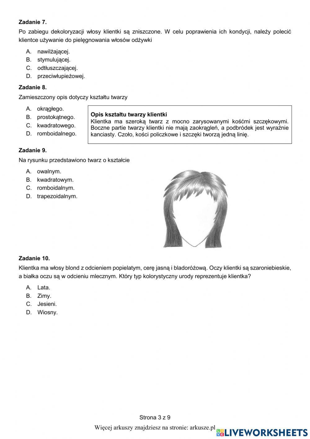 Testy fryzjer styczeń 2021