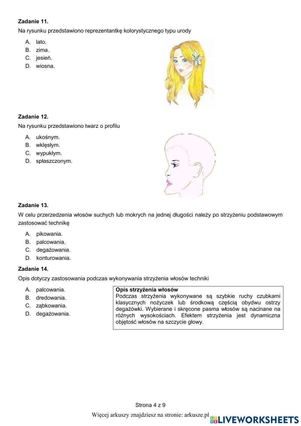 Testy fryzjer styczeń 2021