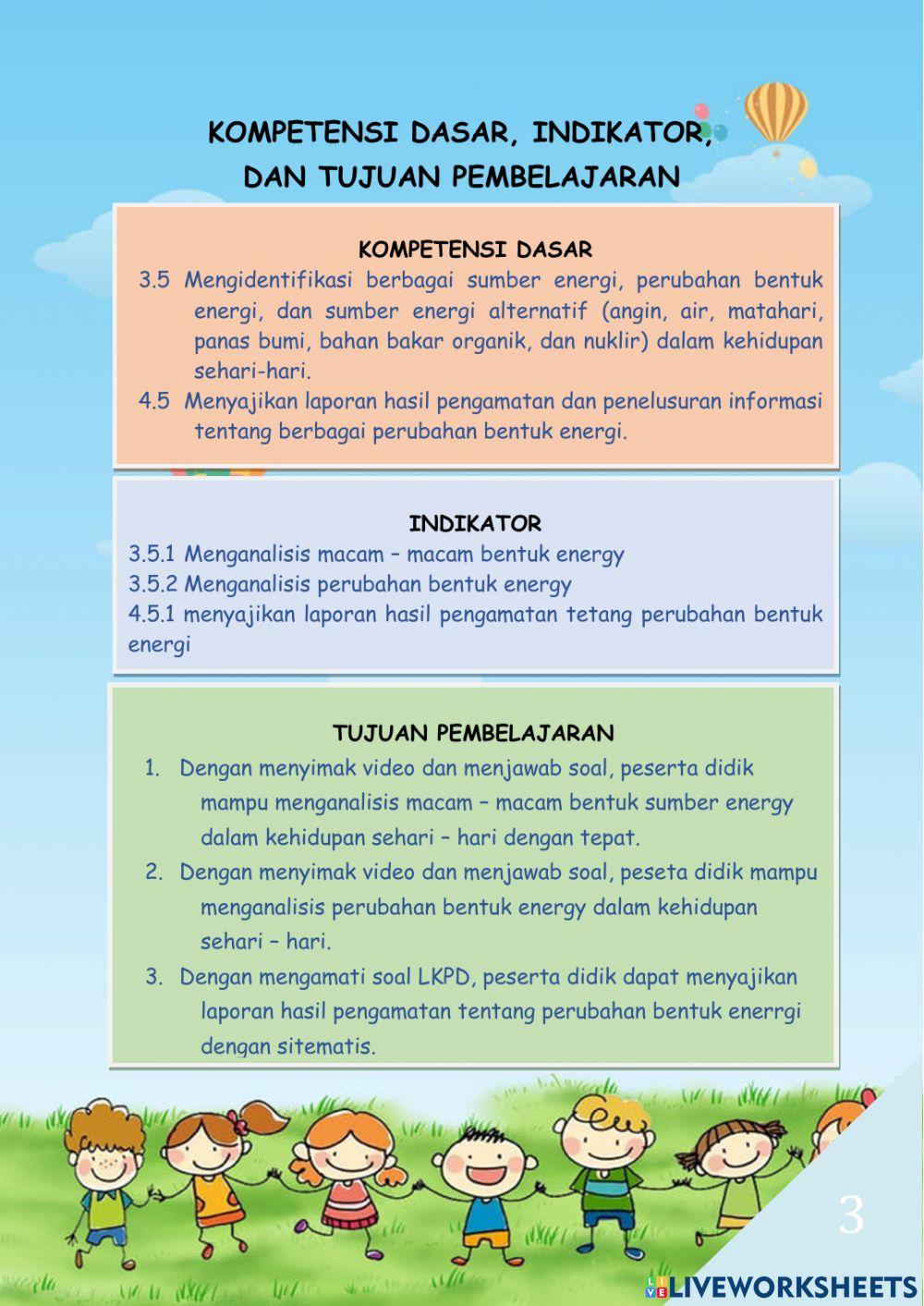 Energi dan Perubahannya