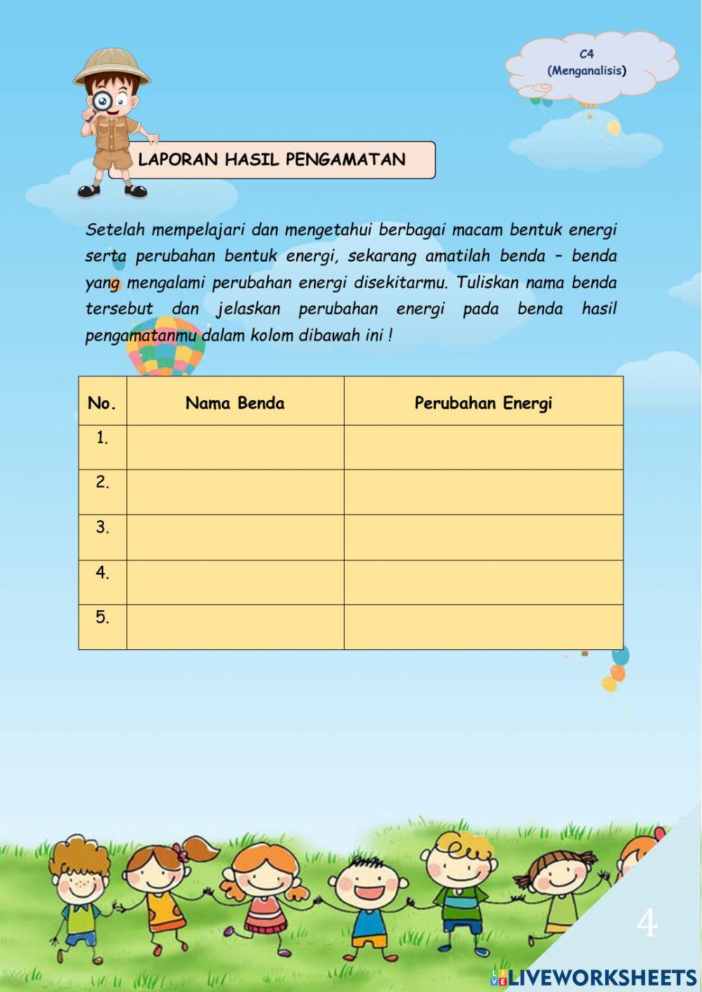 Energi dan Perubahannya