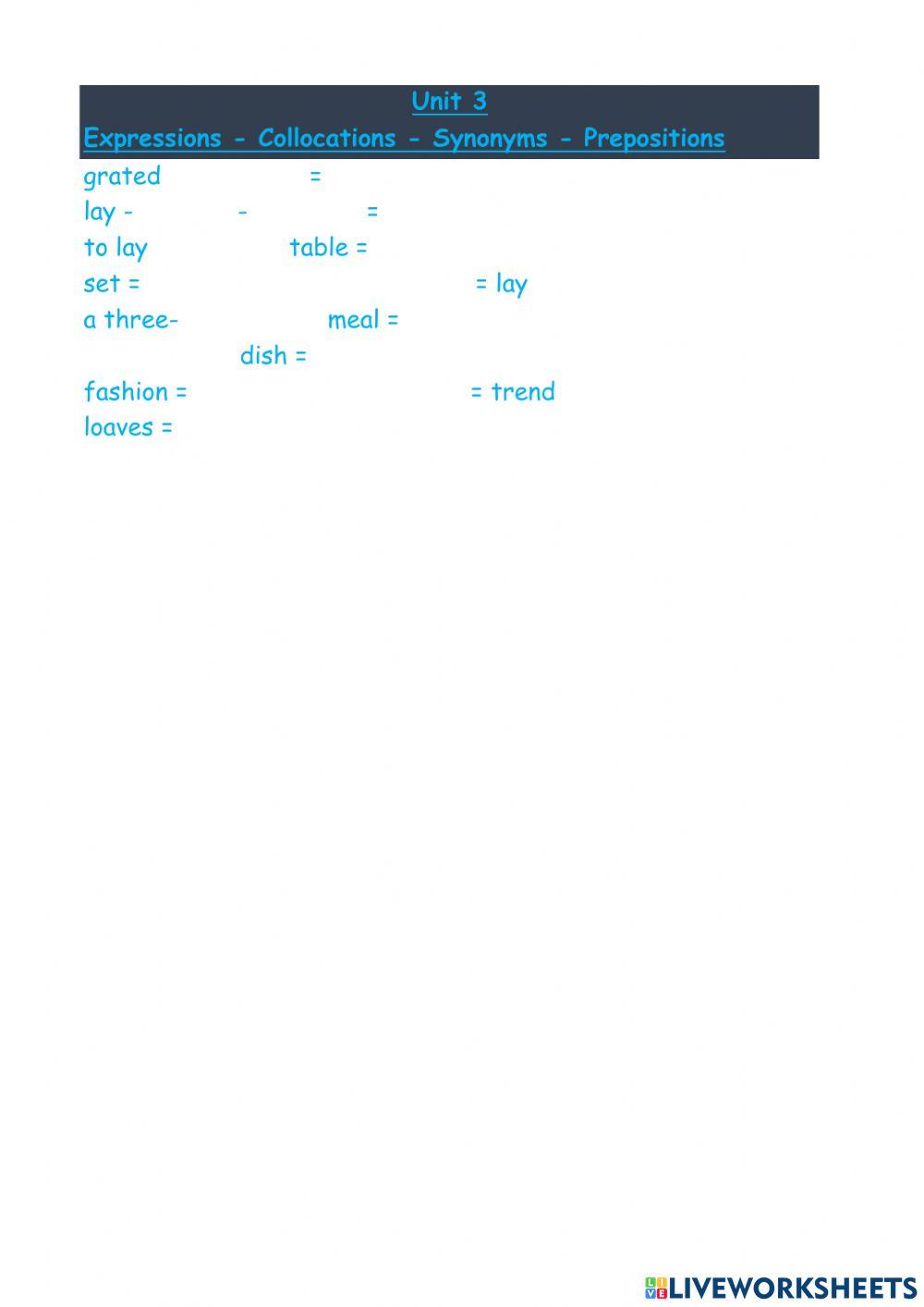 Food, food glorious!