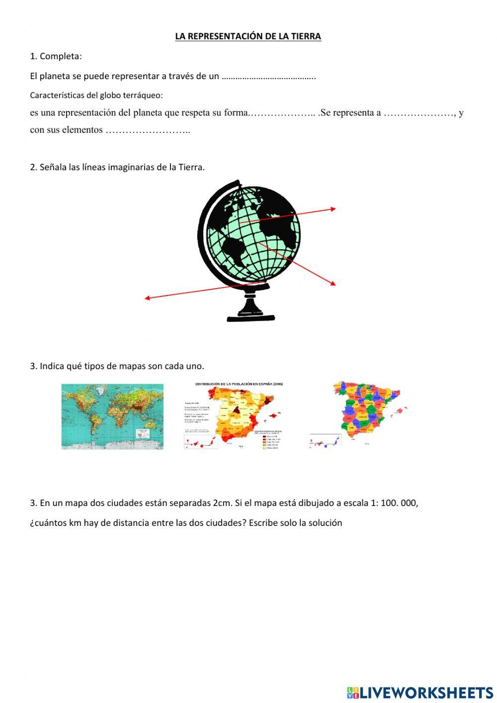 La representación de la tierra