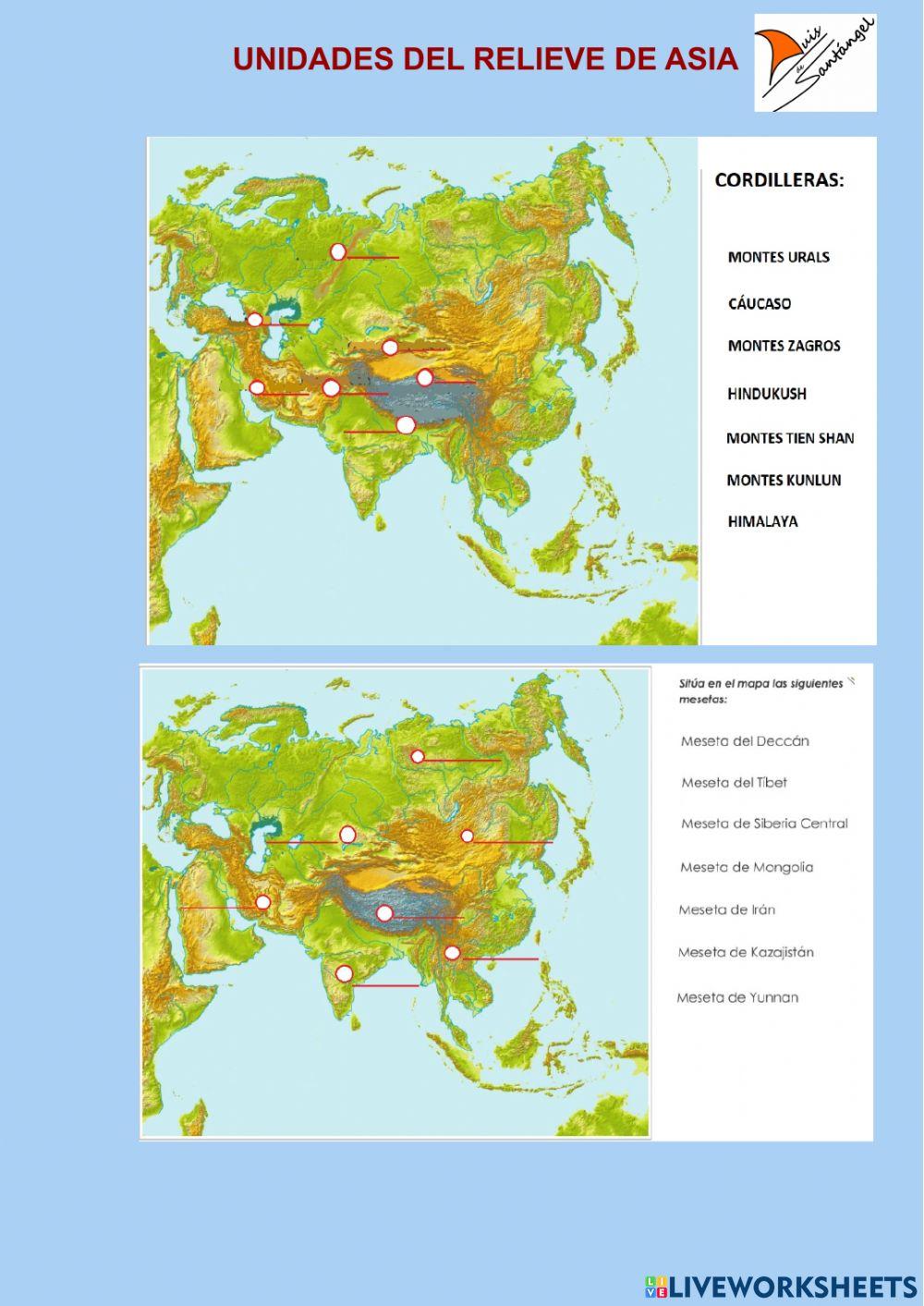 Relieve de Asia parte 1