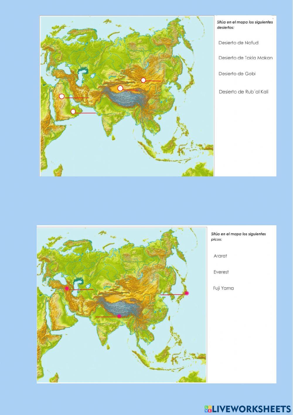 Relieve de Asia parte 2