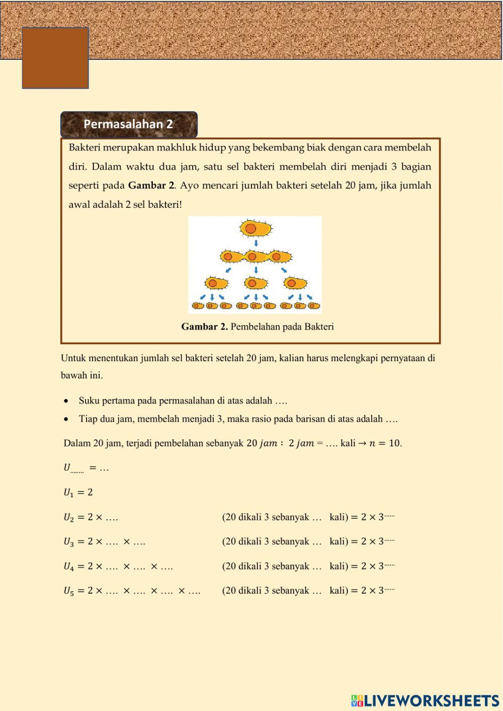LKPD Barisan dan Deret Geometri