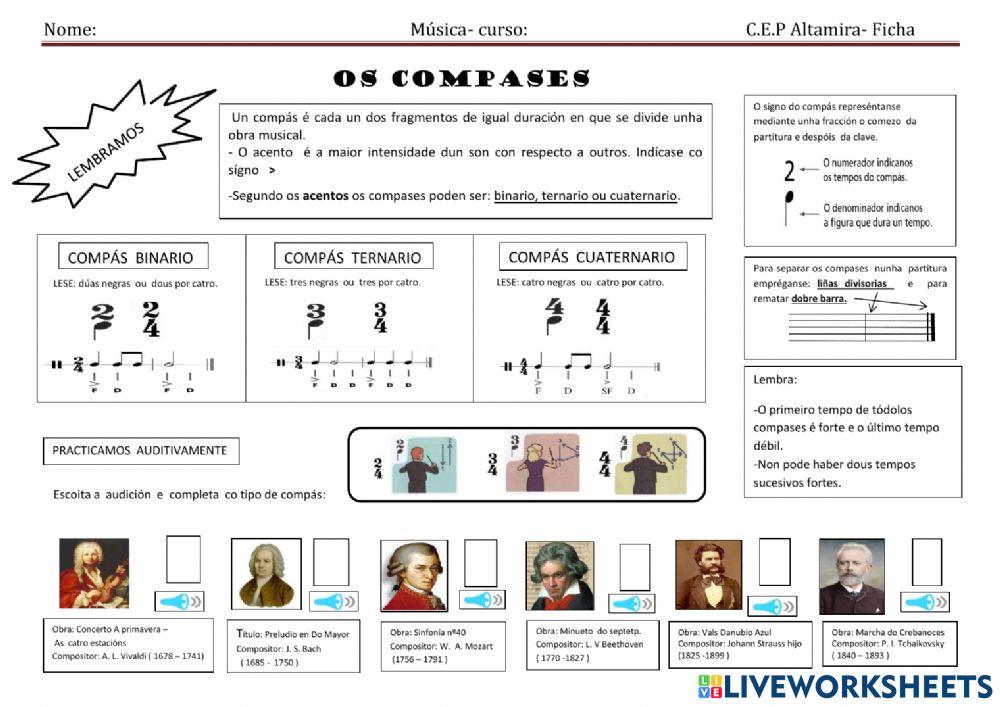 Ficha Compases 6º C 22