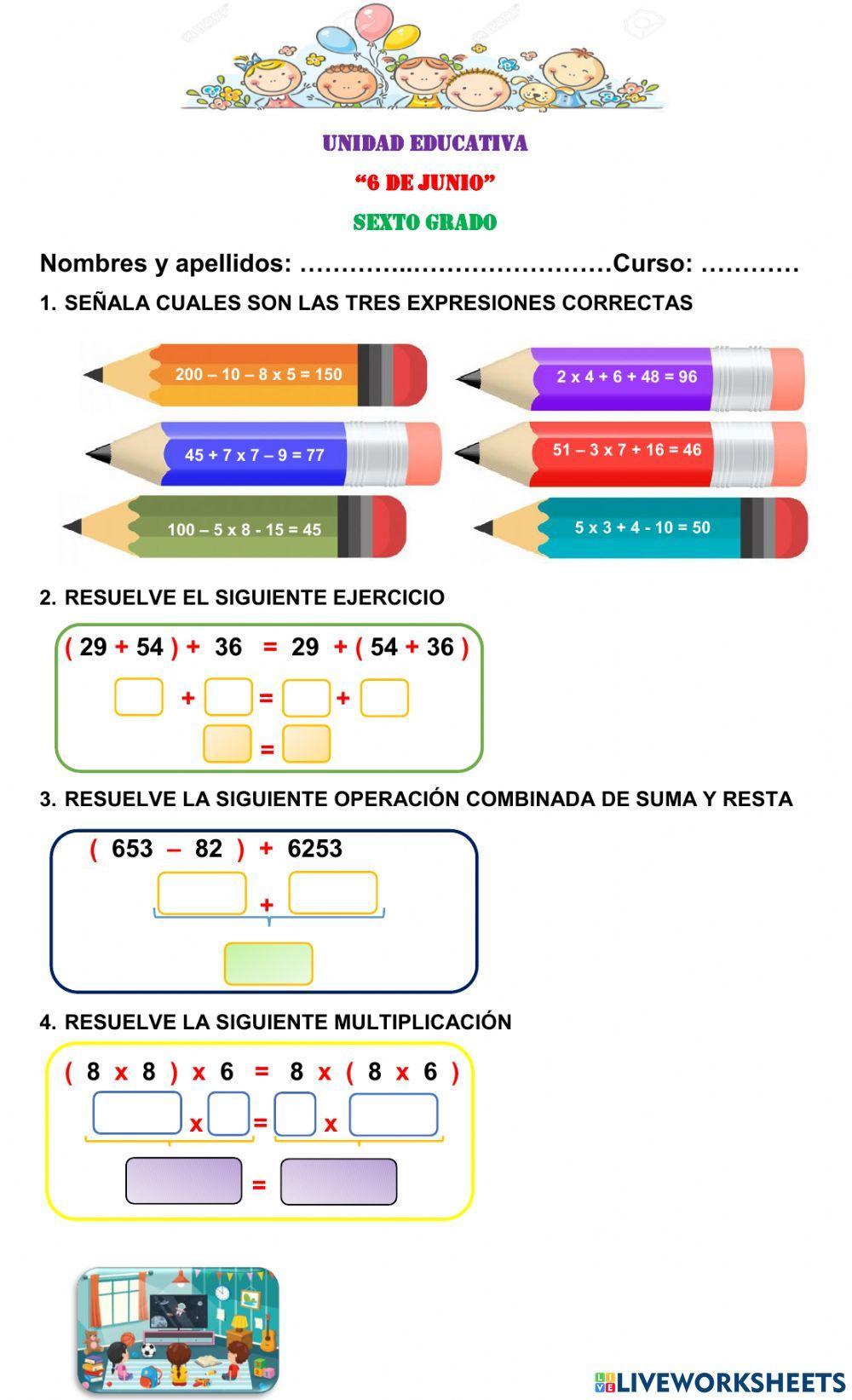 Matemática 6º Matemática 6º