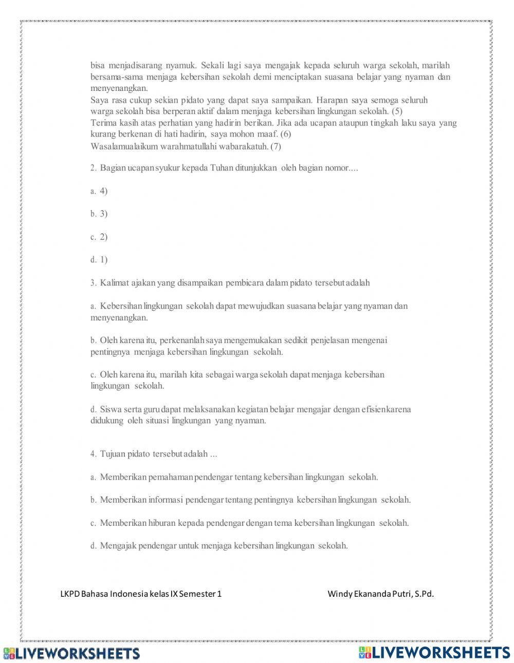 Teks pidato persuasif