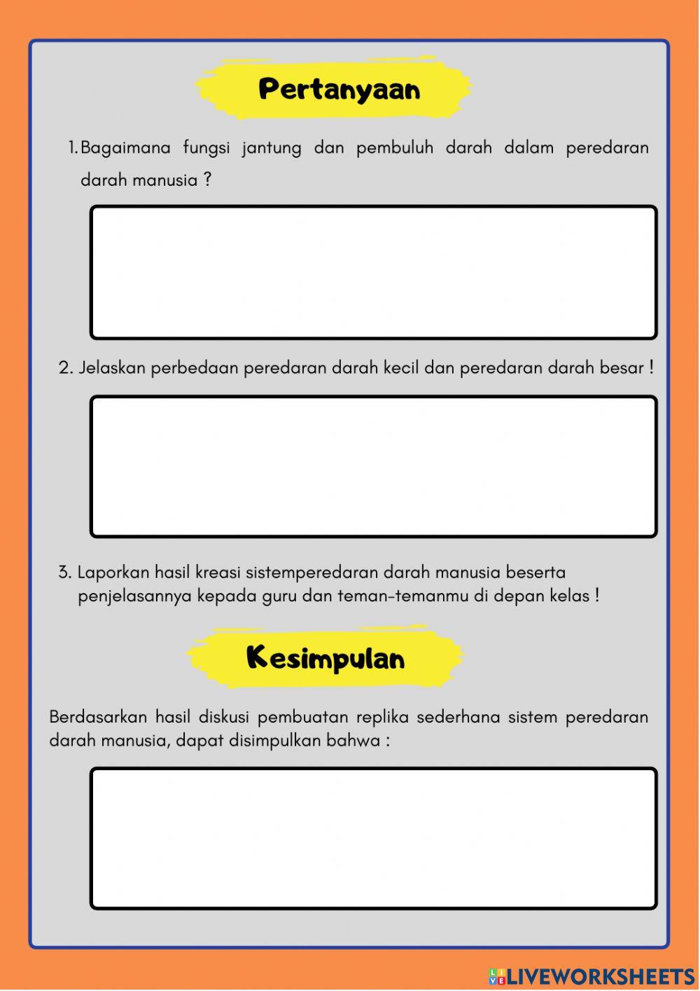 Lkpd sistem peredaran darah