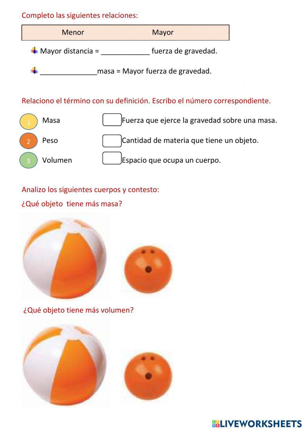 Características generales de la materia