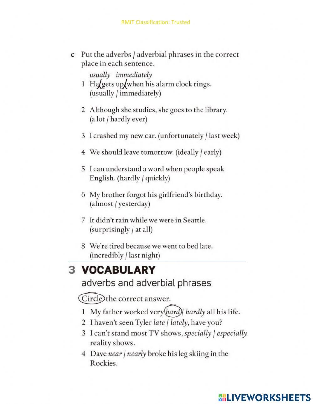 3B Upper Intermediate