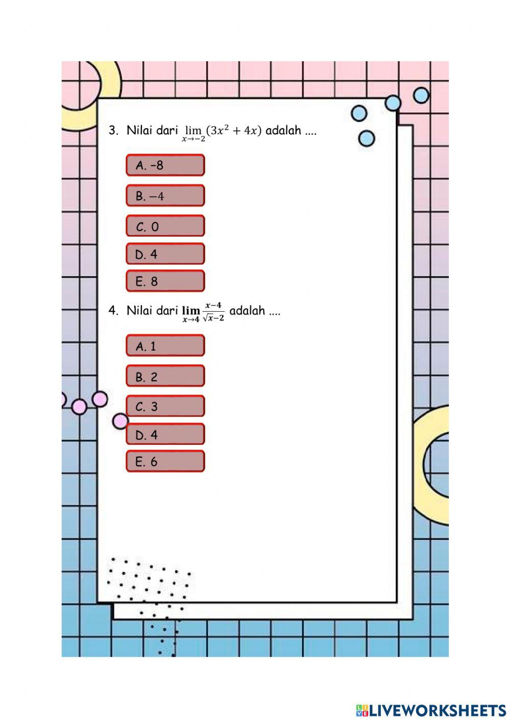 UTS Matematika Kelas XII