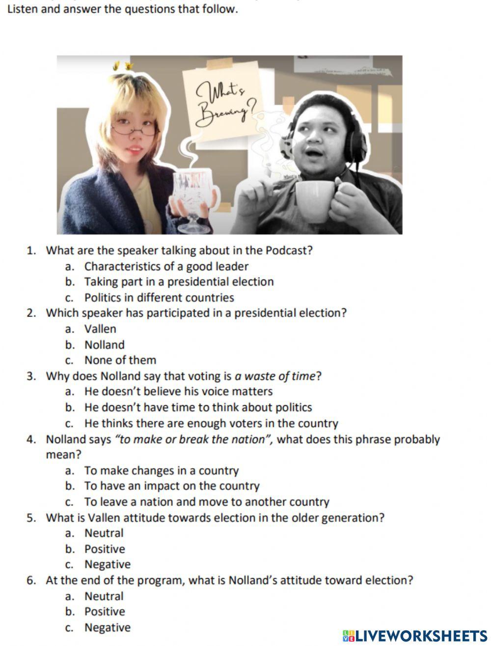 Voting in the general election