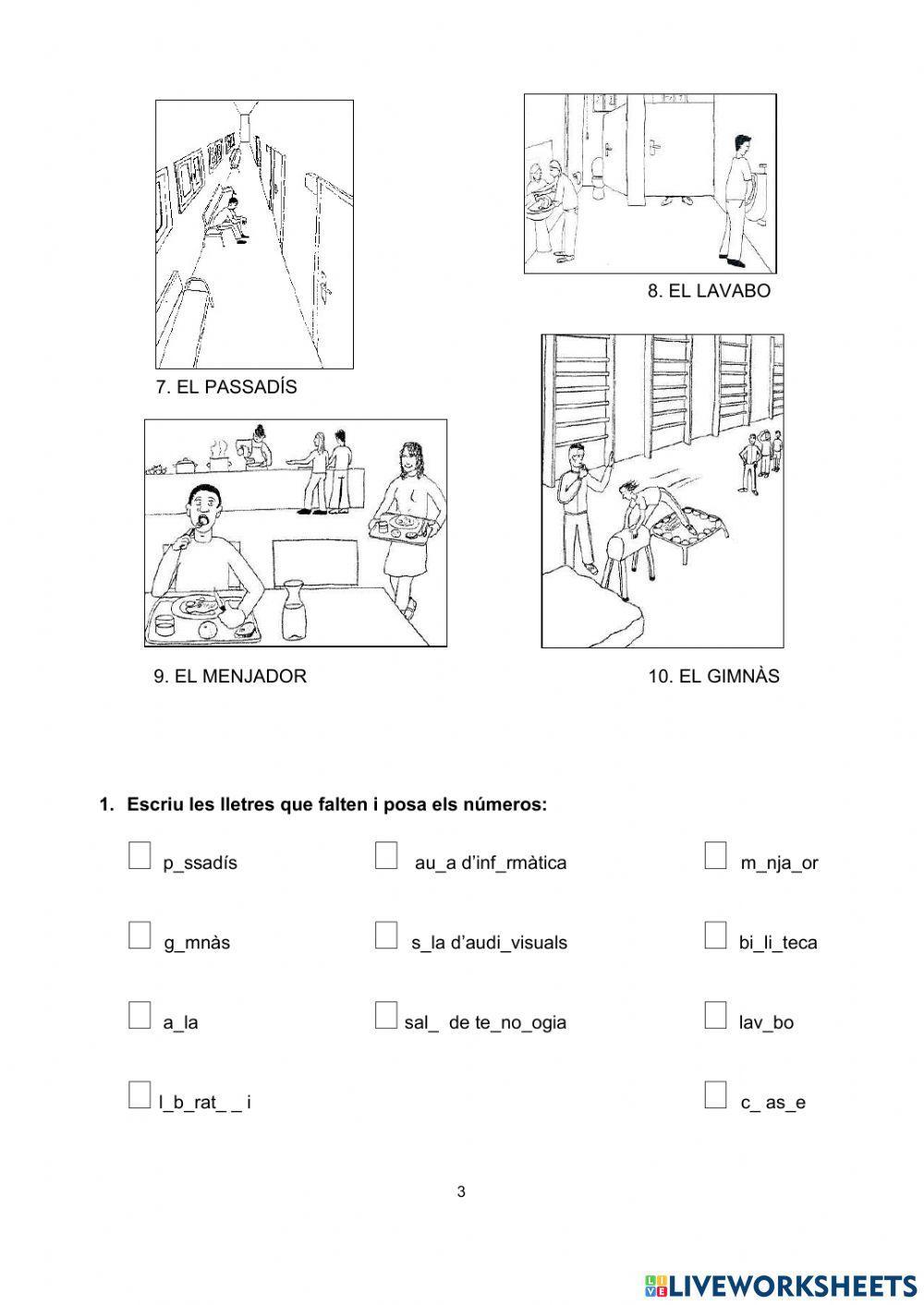 2.L'escola i l'institut. Comencem