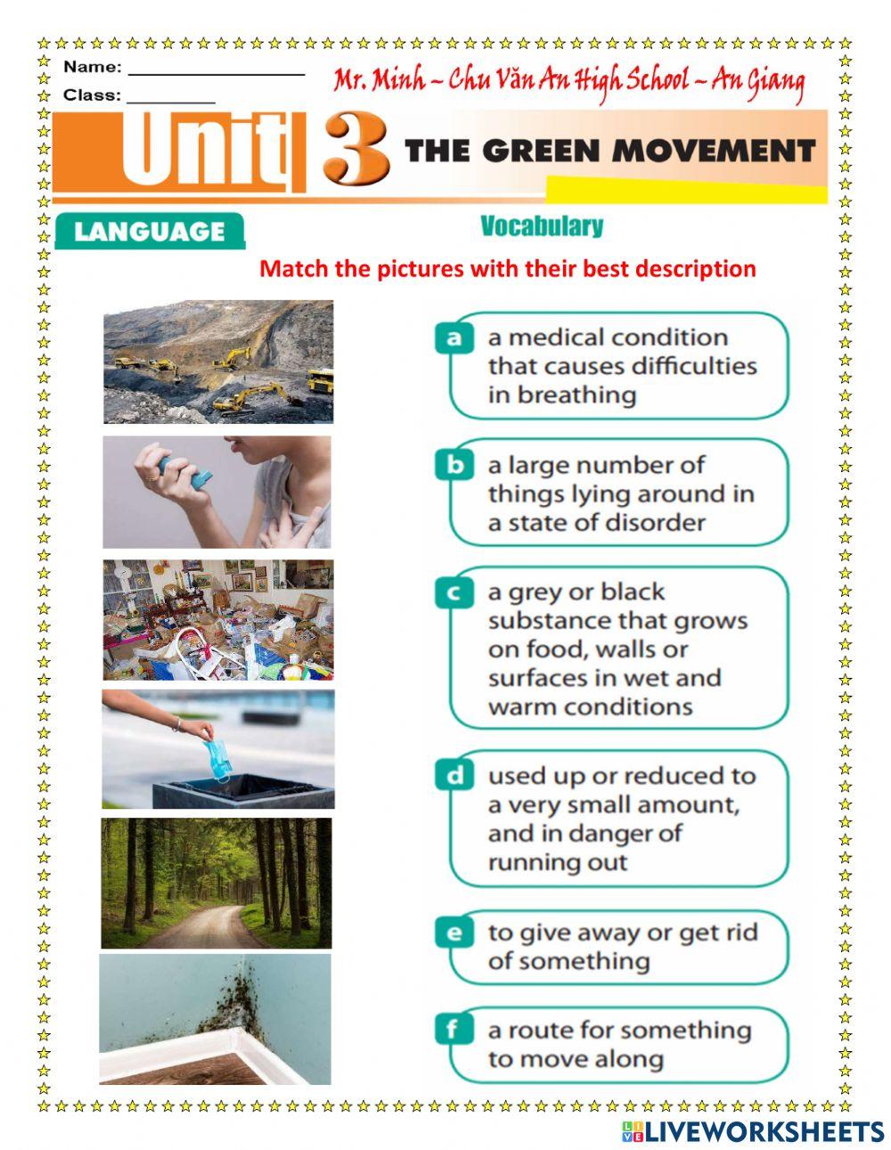 English 12 - Unit 3 - Getting Started-Language-Reading