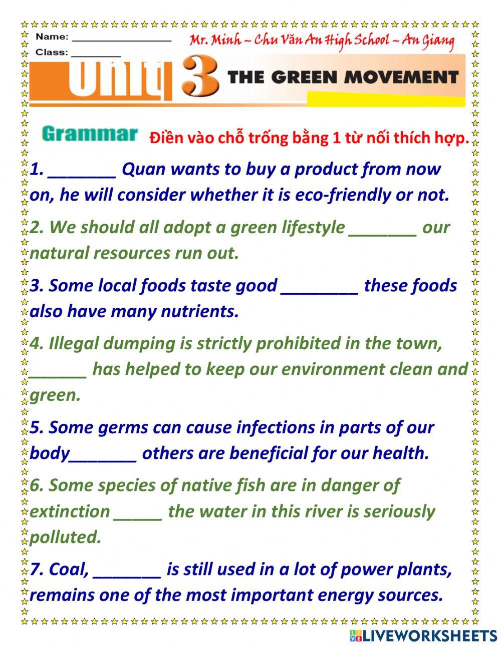 English 12 - Unit 3 - Getting Started-Language-Reading