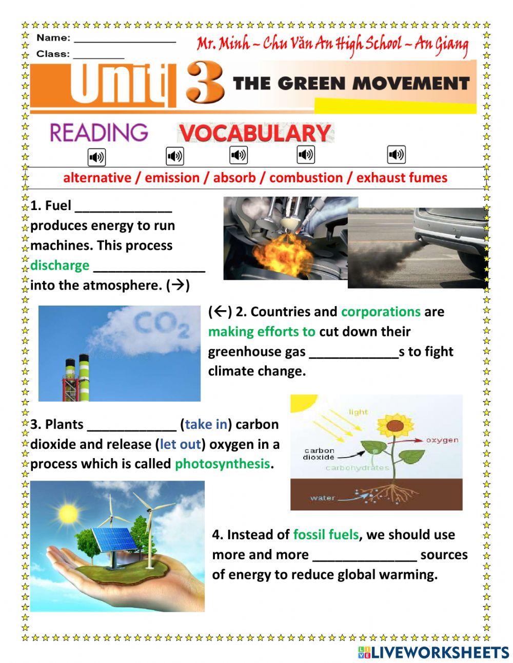 English 12 - Unit 3 - Getting Started-Language-Reading