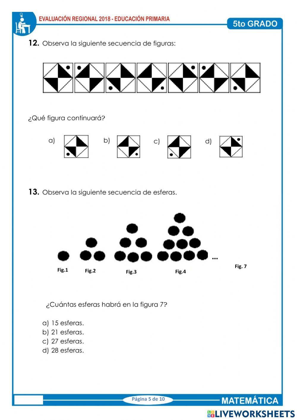Evaluación matemática